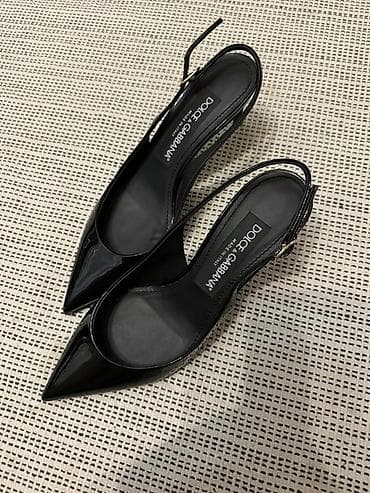 Туфли, 36, Dolce & Gabbana, Б/у, цвет - Черный
