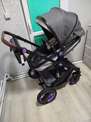каляска летний: Коляска, Babytime, цвет - Серебристый, Новый, Самовывоз, Платная доставка — 4