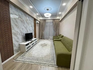 Квартиры: 2 комнаты, 76 м², Индивидуалка, Асанбай мкр Индивидуалка, 5 этаж — 1