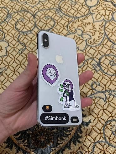 apple x: IPhone X, Б/у, 64 ГБ, Серебристый, 70 % — 2