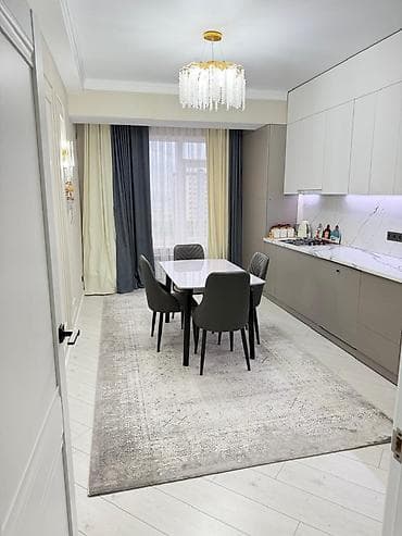 Недвижимость: 2 комнаты, 69 м², Элитка, Асанбай мкр Элитка, 7 этаж, Евроремонт — 4
