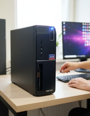 мониторы глянцевое: Компьютер, ядер - 2, Для работы, учебы, Intel Core i3, Встроенная видеокарта, HDD — 1