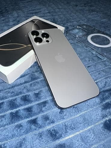 iphone xs max бу купить: IPhone 16 Pro Max, Б/у, 1 ТБ, Natural Titanium, Чехол, Коробка, 88 % — 2