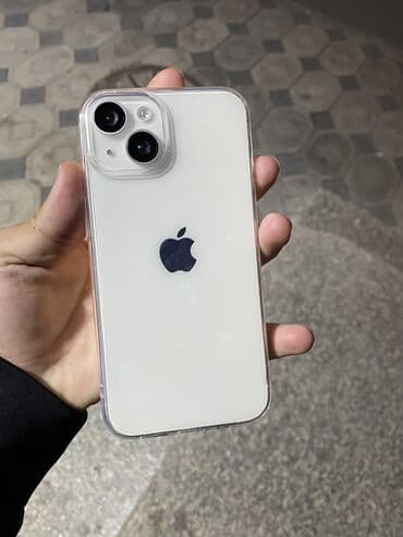 модем для ноутбука с безлимитным интернетом: IPhone 14, Б/у, 64 ГБ, Белый, Чехол, 86 % — 1