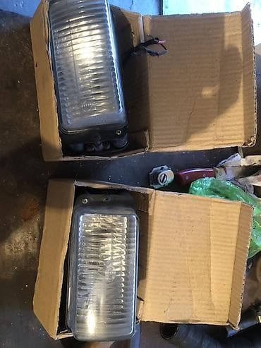 туманники 210: Комплект противотуманных фар Mercedes-Benz Б/у, Оригинал, Германия — 2