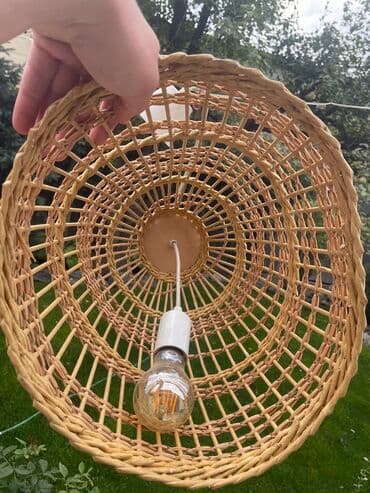 купить люстру в зал: Люстры плетенные 5 шт В отличном состоянии С гнездами и проводами, в — 2