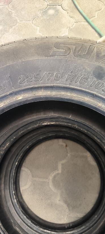 шина 22570 r16: Шины 225 / 70 / R 16, Лето, Б/у, Пара, Внедорожные (АТ/МТ), Tigar — 2