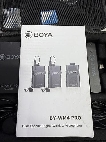 boya bym1: BOYA BY-WM4 PRO — двухканальный цифровой беспроводной петличный — 3