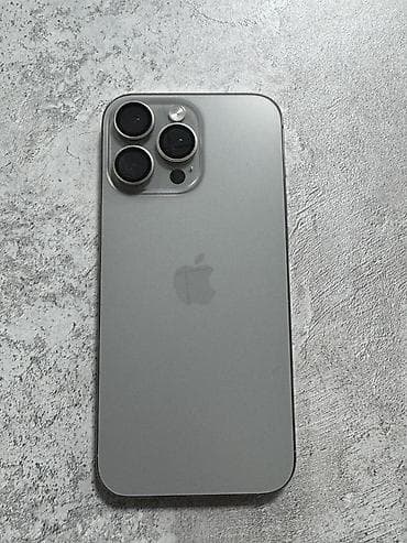 aiphone x: IPhone 16 Pro Max, Б/у, 256 ГБ, Natural Titanium, Чехол, Кабель, Коробка, 98 % — 1