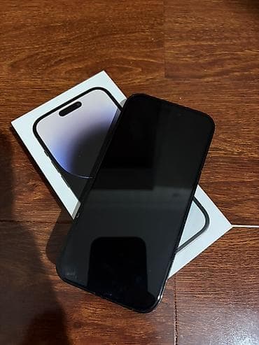 i phon: IPhone 14 Pro, Б/у, 256 ГБ, Space Gray, Коробка, 80 % — 1