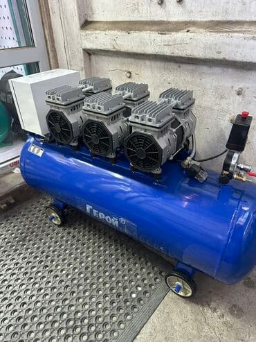 инструменты для ремонта холодильников: Компрессор без шумный 120 литр PROX Оригинал Без масленый — 9