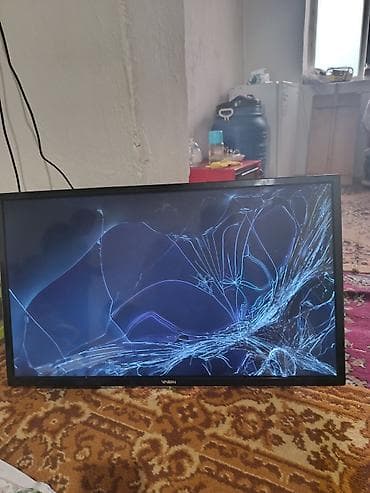 телевизор с приставкой: Телевизор VASIN, диагональ ориентировочно 32–40". LED-панель с — 3