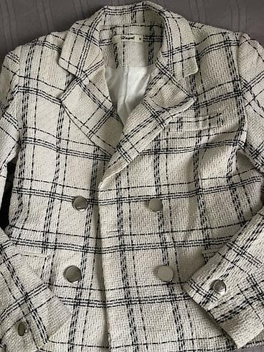 модное: Жакет женский HAZEL, размер M. - Двубортный крой с металлическими — 2