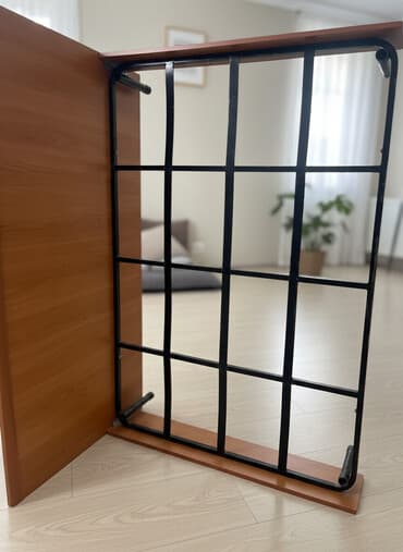 корейский матрас с подогревом: Двуспальная кровать, Б/у, Без матраса, длина - 200 см — 1