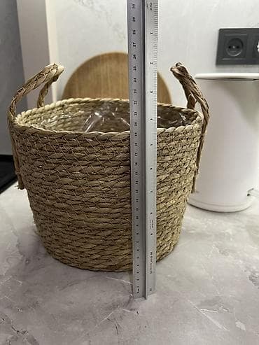 bubble tea: Плетёный кашпо‑корзина для растений В наличии 2 шт новые. Цена — 2