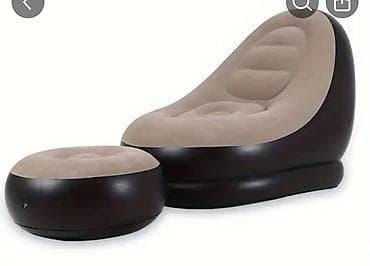 Надувные кресла: Надувное кресло, Новый, Бесплатная доставка, цвет - Бежевый — 1