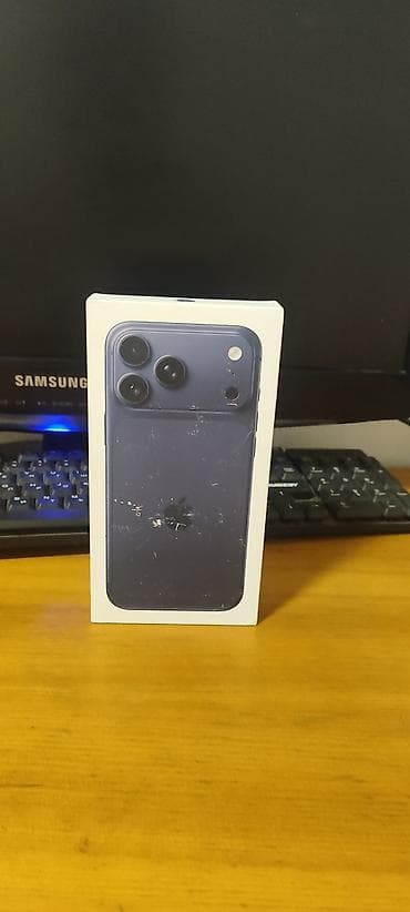 iphone 13 p: IPhone 17 Pro Max, Новый, 256 ГБ, Синий, Коробка, 100 % — 1