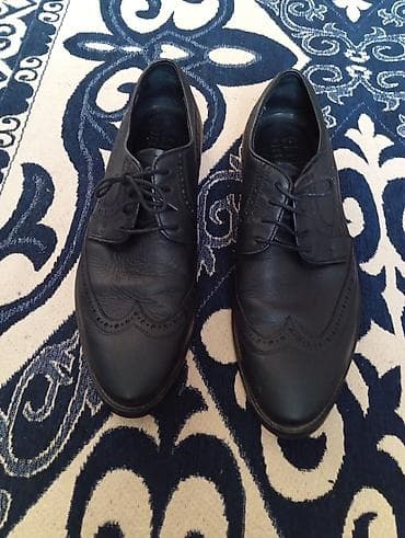 классические туфли: Мужские туфли, 41, Б/у, цвет - Черный — 2