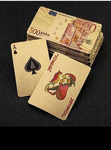 золотое: Игральные карты в золотом исполнении 500€🔥 - Полная колода — 1