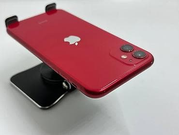 iphone tel: IPhone 11, Б/у, 128 ГБ, Красный, Чехол, 76 % — 7