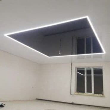 гибкая неоновая лента: Многоуровневый натяжной потолок со встроенными светодиодными лентами и — 6