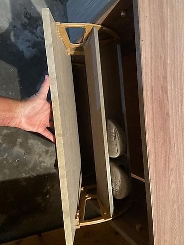 Мебель: Тумба и подставка для обуви, Другой материал, цвет - Коричневый — 2