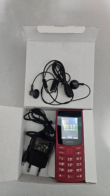 nokia 63: Nokia 106, Новый, цвет - Красный, 2 SIM — 3