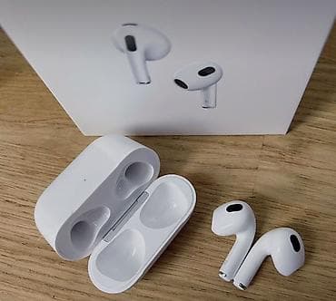 Уюлдук телефондор жана аксессуарлар: Apple AirPods (3‑го поколения) с зарядным кейсом - Беспроводные — 1