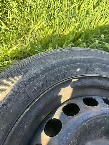 r16 4100: Колеса в сборе 185 / 60 / R 14, Лето, Б/у, Комплект, Легковые, Железные, отверстий - 4 — 5