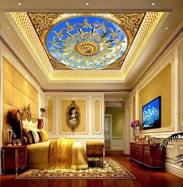 натяжные потолок ош: Натяжной потолок 3D потолки, Глянцевое, Матовое Демонтаж, Монтаж, Бесплатная консультация — 6