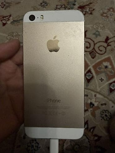 IPhone 5s, Б/у, 16 ГБ, Золотой, Кабель, 86 % — 1