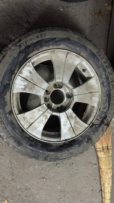 купить багажник на крышу автомобиля бу: Колеса в сборе 215 / 60 / R 16, Зима, Б/у, 1 шт, Легковые, Литые, отверстий - 5 — 1