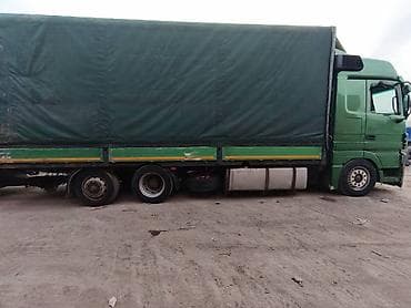 mercedes benz actros тандем: Тягач, Mercedes-Benz, Тентованный — 5