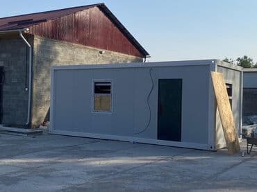 прек дом: Модульное здание из сэндвич-панелей серого цвета, предназначенное для — 2