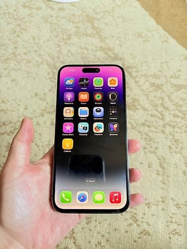 iphone 14 pro: IPhone 14 Pro, 256 ГБ, Deep Purple, 82 % — 2