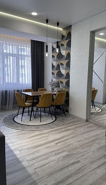 Недвижимость: 3 комнаты, 128 м², Ала-Арча ТРЦ Элитка, 7 этаж, Дизайнерский ремонт — 5