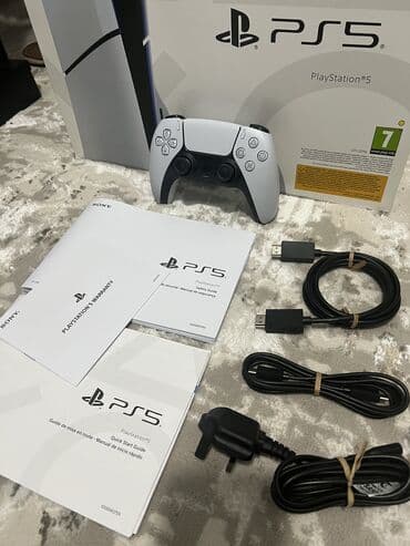 срочно продаю дешево: Новая PlayStation 5 slim Не разу не запускалась . В комплекте все — 2