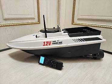 рыбаловный бур: Радиоуправляемая прикормочная лодка для рыбалки 12V с Сонарам — 3