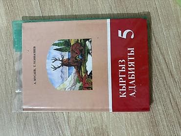 кыргызский язык 4 класс учебник: Кыргызская литература, 5 класс, Б/у, Самовывоз — 1