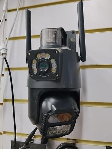 ps camera: Уличная поворотная Wi‑Fi IP‑камера видеонаблюдения с прожектором - — 1