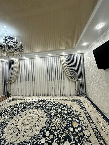 шторы для окна: Комплект штор, Блэкаут, С ламбрекеном, Изготовление на заказ, Для зала — 3