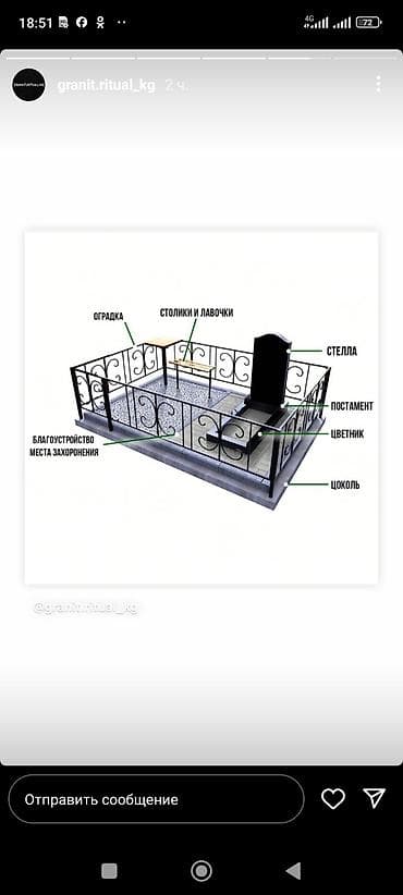 ритуальные услуги беловодск: Изготовление памятников, Изготовление оградок, Изготовление крестов | Гранит, Металл, Мрамор | Установка, Оформление — 3