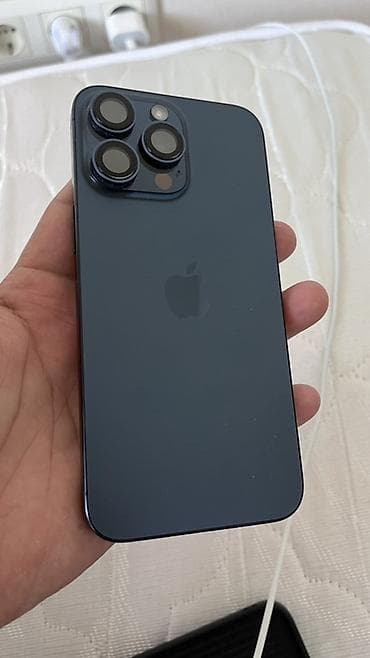айфон 6х: IPhone 15 Pro Max, Б/у, 512 ГБ, Blue Titanium, Чехол, Кабель, 86 % — 2