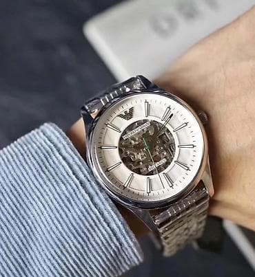 samsung galaxy a03s: Классические часы часы, Armani, Мужские, Новый — 4