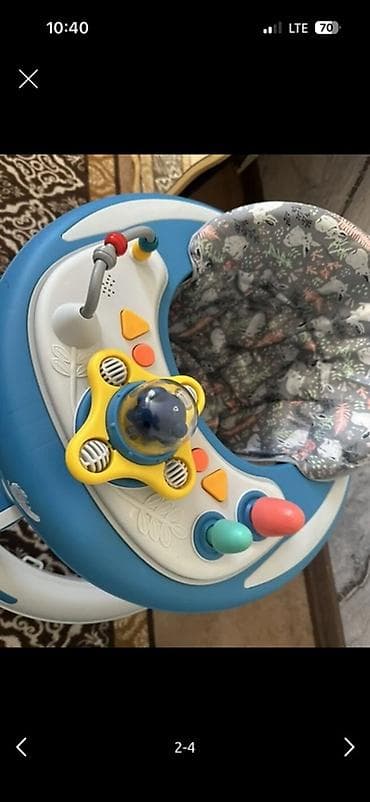 удобное кресло мешок: Почти как новый.Состояние 👍 Детские ходунки с игровым столиком - — 2