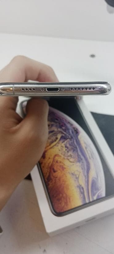 iphone 9: IPhone Xs, 64 ГБ, Серебристый, Коробка, 100 % — 4