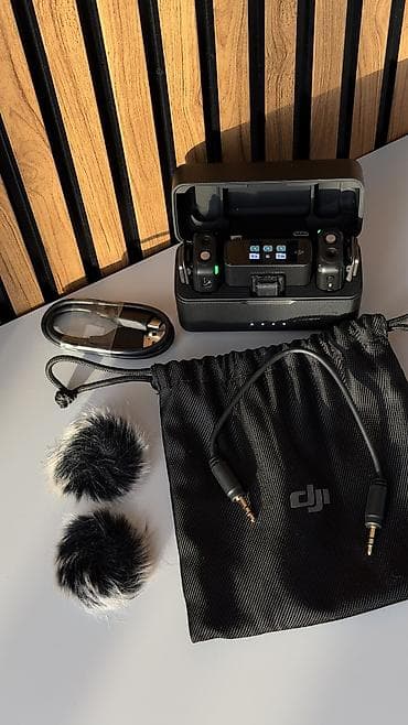 Аудиотехника: Dji Mic беспроводной петличный микрофон Два микрофона, один приемник — 1