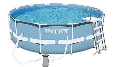 Спорт жана эс алуу: Каркасный бассейн Intex Prism Frame 366x122 см + фильтр-насос 3785 — 2