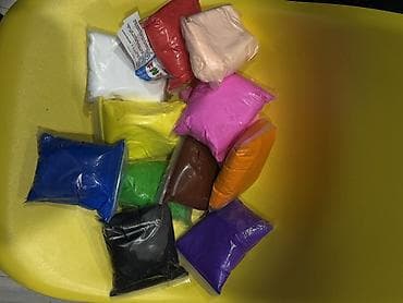 Набор цветной воздушной глины для лепки - 12 ярких оттенков в — 2