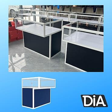 Соода жабдуулары: Прилавок витрина Прилавок стеклянный, торговые витрины металлические — 8